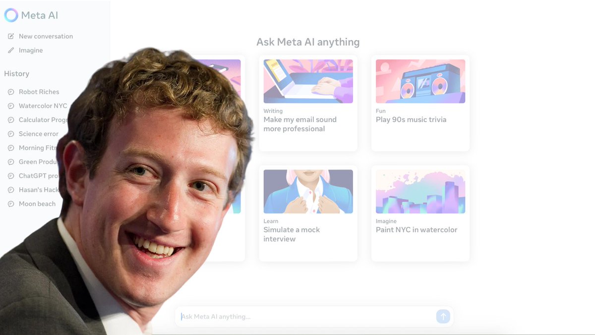 lazukars's tweet photo. I used Meta AI for a week.

Here are the incredible results you won't believe ↓

(Video demos included) https://t.co/GTehYygaEP