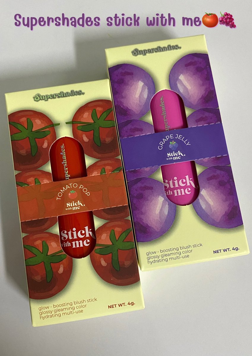 Jangggg17's tweet photo. เจลลี่บลัช Supershades บลัชเนื้อบาล์ม
หอมกลิ่นผลไม้
🍅02 Tomato Pop สีแดงมะเขือเทศ
🍇03 Grape Jelly สีชมพูอมม่วง
สีน่ารักมาก และยังเปลี่ยนสีตามค่าPH ให้ฟิลแก้มดูสวยเป็นธรรมชาติฉ่ำโกลว์สดใสสุด แท่งน่ารักพกพาสะดวก #stickwithme #บลัชsupershades #ใช้ดีบอกต่อ #ใช้จริงรีวิวจริง https://t.co/93M3vHu4AC