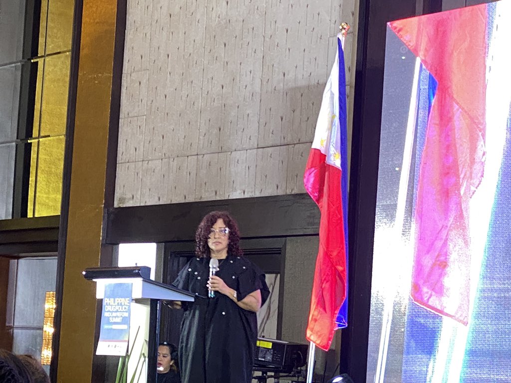 "People use drugs. That is a fundamental truth we must accept. And they lead normal lives. They help their families. They do not need treatment, and certainly do not deserve areest." - Inez Feria, a harm reduction advocate from NoBox Philippines