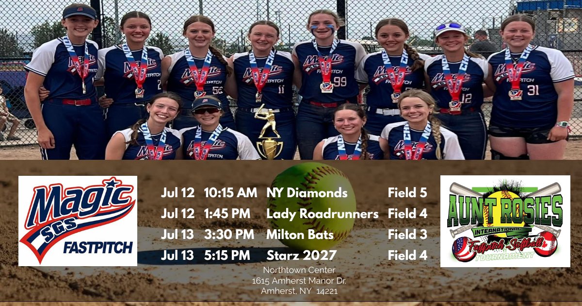 We are looking forward to the weekend! Heading to New York for Aunt Rosie’s! <a href="/lkrmyers/">Aunt Rosie's Tournament</a>