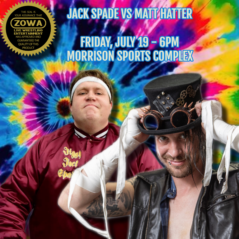 zowalive's tweet photo. Jack Spade vs Matt Hatter on July 19 in Morrison, IL! https://t.co/EapxzAr7ie
