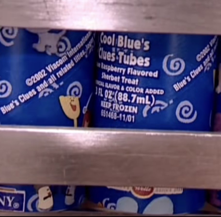 NEW FIND!! Back in 2002, Blue Bunny made Blue’s Clues Push-Up Pops ...