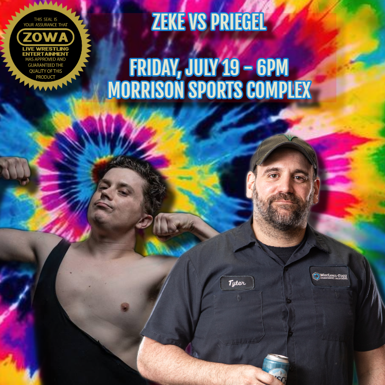 zowalive's tweet photo. Zeke Zshe vs Priegel on July 19 in Morrison, IL! https://t.co/x5C4fanXvG
