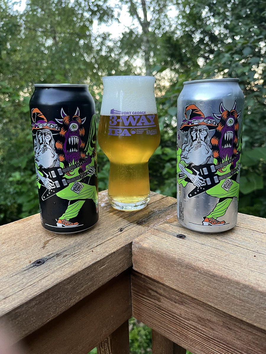 Mista_Mixon's tweet photo. Hey look! There’s not one but two @FortGeorgeBeer #3WAYIPA’s to enjoy🍻 https://t.co/RVBgsuXIQv