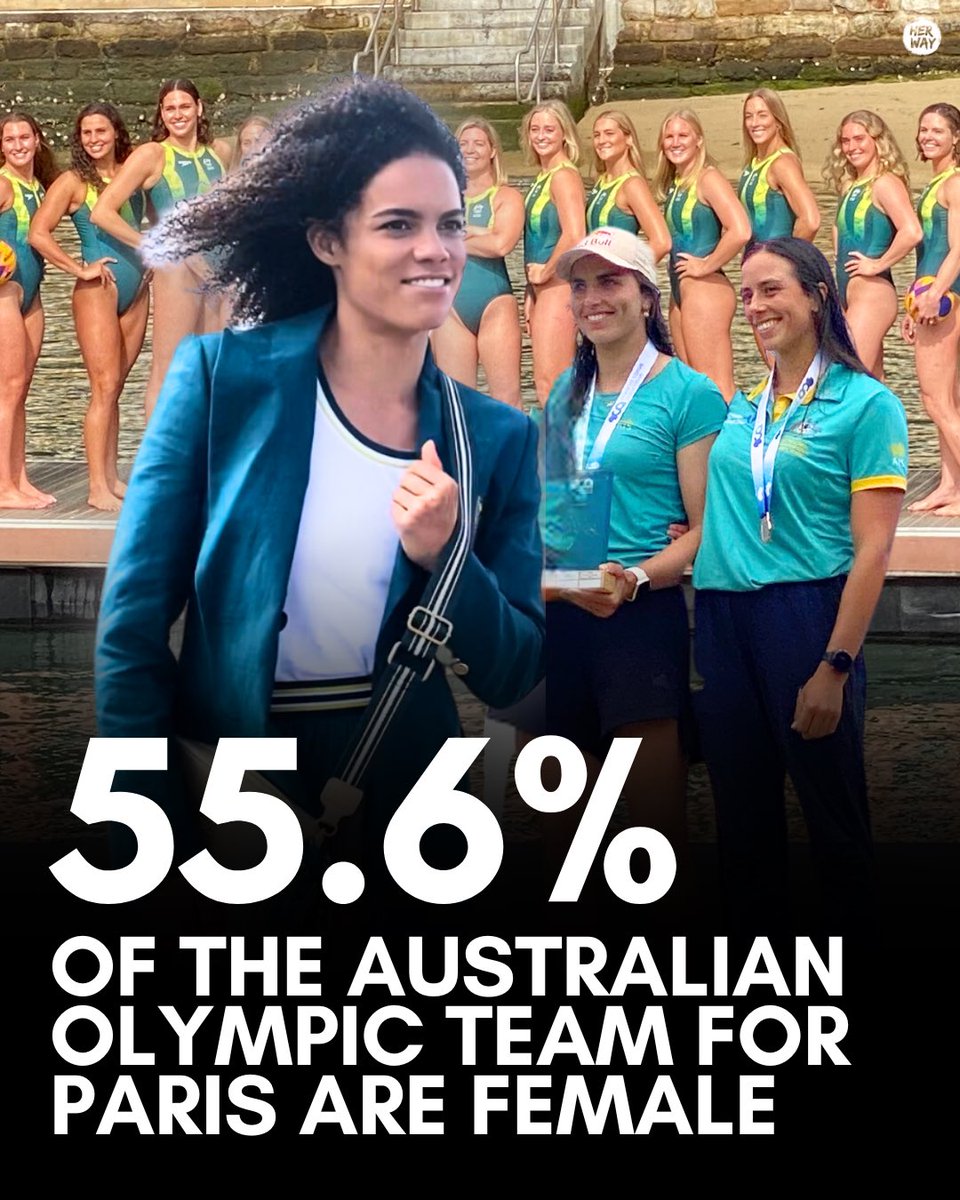 More than half of the 460 athletes in the Australian Olympic team for Paris are female