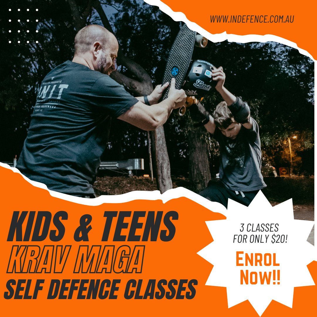 InDefencePSS's tweet image. KIDS &amp;amp; TEENS KRAV MAGA CLASSES
Krav Maga is easy to learn and provides many benefits, aiming to build safe, healthy, and confident children. It is also loads of fun.

Please click here for more info and to book a trial (3 classes for only $20!): tinyurl.com/ca6ssj64