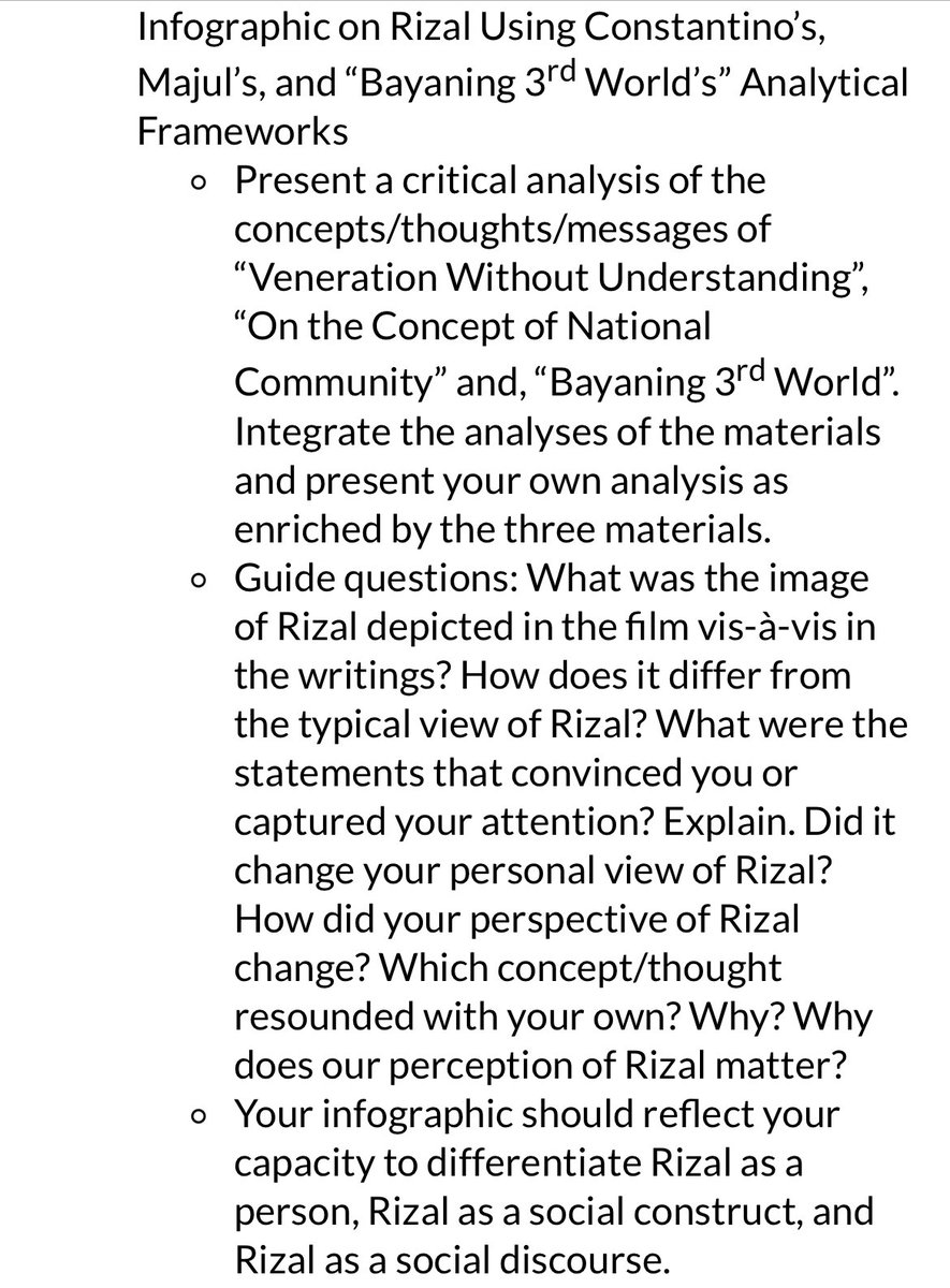 urluckypotato's tweet photo. lf for commissioner 🥢 

‼️ rush commission ‼️

- life and works of rizal
- infographic with full instructions below
- 200 PHP max
- needed by 11PM tonight
- will send reading resources https://t.co/dedIJJLITi