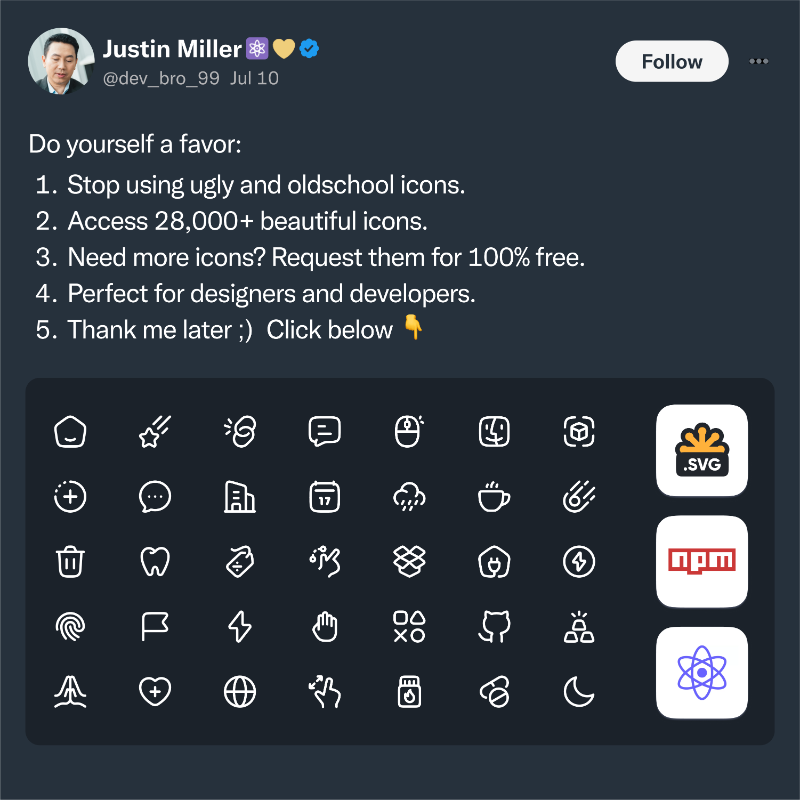 huge_icons's tweet photo. Create 10x Beautiful UI With Hugeicons Pro Icon Library.