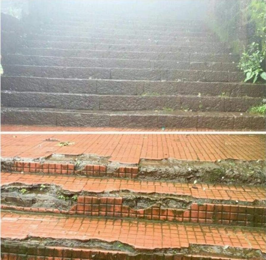 DPrasanthNair's tweet photo. Raigarh Fort... Upper steps built by Chhatrapati Shivaji Maharaj in 1656. Lower ones by the Govt in 2013
Rcvd from WA https://t.co/dbakpDB9Lh