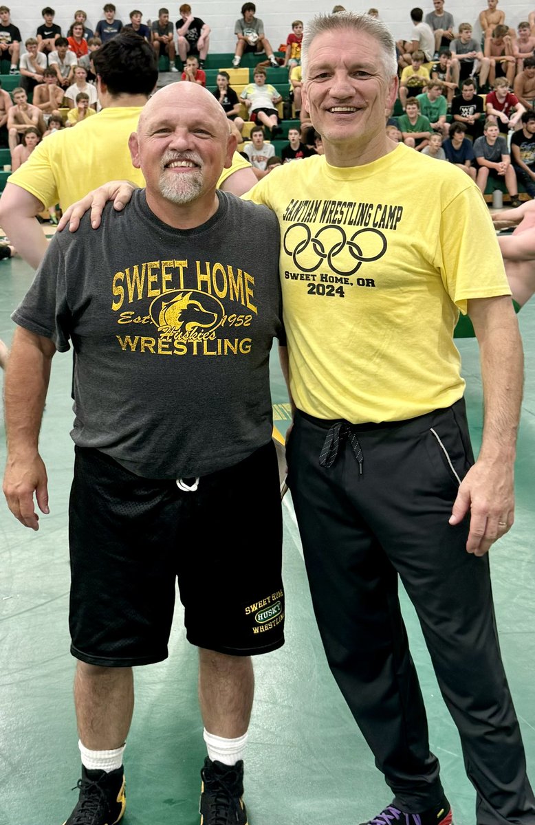 LinfieldWrestle's tweet photo. Coach Johnson was at the Santiam Boys Wrestling Camp with Sweet Homeβs Steve Thorpe on Tuesday, while coach @Alyssa_Lampe was at the #TeamOregon Girls Fargo training camp with TVCCβs Luis Cisneros. Getting Team Oregon ready for the 2024 USA Wrestling Junior & 16U national finals. https://t.co/wULZ0Ya1e1