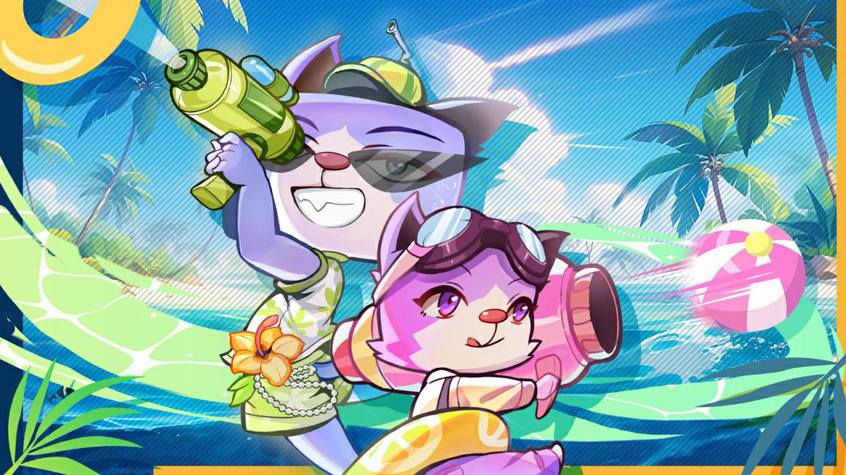 XCATSFOUNDATION's tweet photo. πΎπ It's a purr-fect day at the beach for our #XCATS! ππ΄
Sunglasses? Check. Sunhat? Check. Bottle of the finest catnip? Double-check! πΌπΉ
Join the feline fun and soak up the sun with our cool cats on the sandy shores of #CryptoBeach! ποΈβοΈ
Don't forget to bring your beach ball and let's make some waves! ππ
#Meowtastic #BeachParty #SunshineAndSand
#GameFi #ETHxCAT #arbtrium