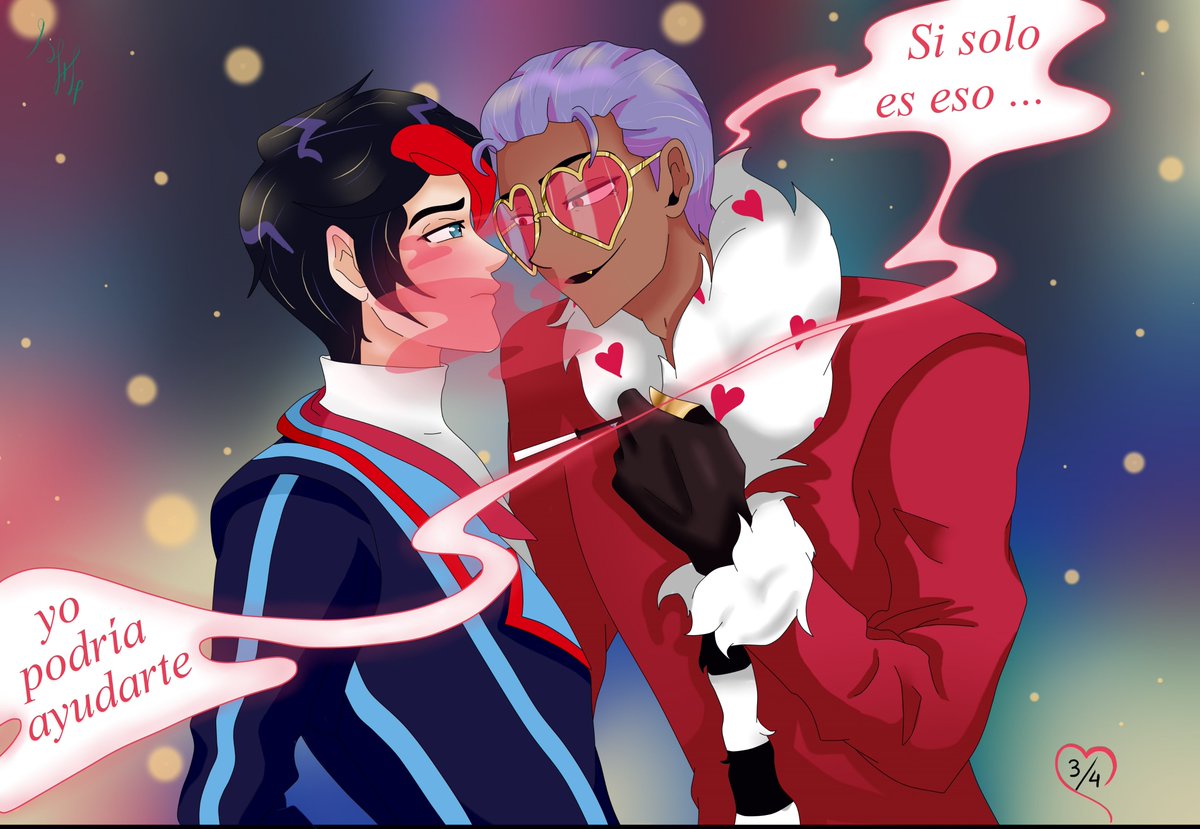 Ese_hachee's tweet photo. Su otra versión por que me gustó esta escena💕 #HazbinHotel #MothStatic #StaticMoth #HazbinhotelValentino #HazbinhotelVox #Valentino #vox #Valvox #Voxval https://t.co/aB0iEiih4o