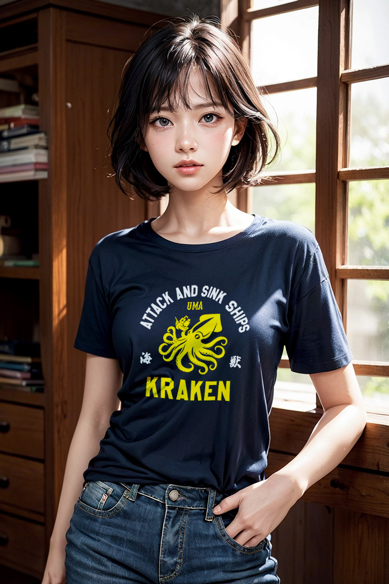 garakutado_shop's tweet photo. SUZURIでTシャツから販売始めてみました。
まずはUMAシリーズということで、
クラーケンとジャッカロープの2デザインです。
オカルト好きに届け！
#suzuri #オカルト #UMA #クラーケン #kraken #アメカジ #ジャッカロープ #jackalope #Tシャツ https://t.co/50eeCYZHpP https://t.co/bfTzXe0zzA