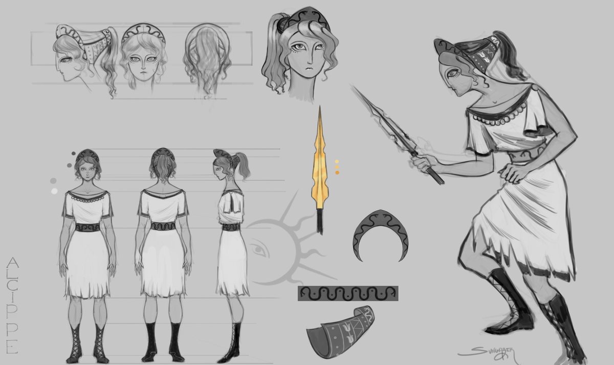 brbSungazing's tweet photo. Alcippe - Daughter of Ares https://t.co/ZnooXRKqZ6
