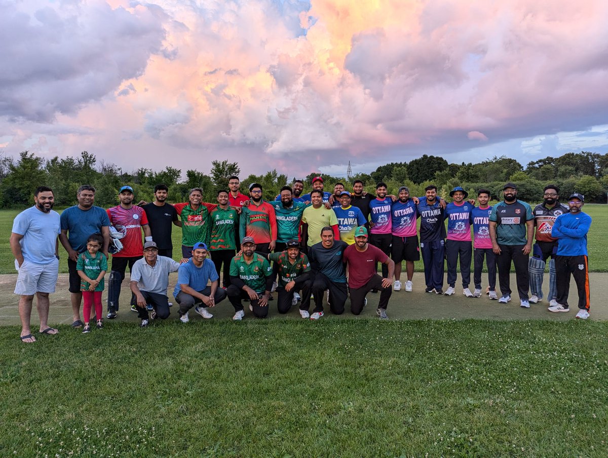 daskallyan's tweet image. Practice match between #Bangladesh and #SriLanka before OFCC tournament.

#OFCC #CricketInCanada