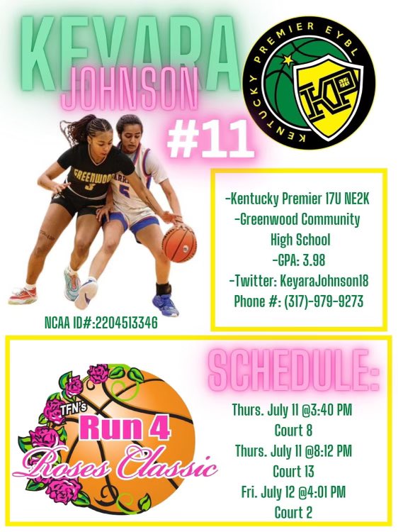 Keyara Johnson (@keyarajohnson18) on Twitter photo Can’t wait to be back on the court with my team this weekend! If you are able we’d love for you to come and watch us play. <a href="/TFNsRun4Roses/">TFN's Run 4 Roses</a> <a href="/g_wlady33/">GWladyWoodmenbball</a> Can’t wait to be back on the court with my team this weekend! If you are able we’d love for you to come and watch us play. <a href="/TFNsRun4Roses/">TFN's Run 4 Roses</a> <a href="/g_wlady33/">GWladyWoodmenbball</a>