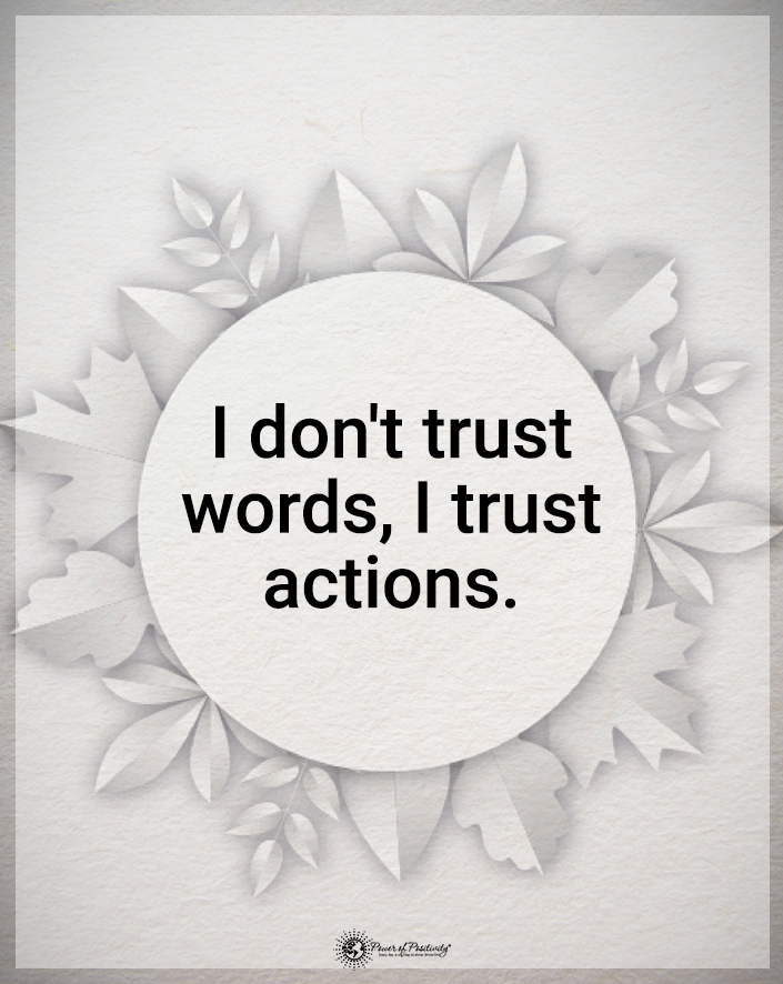 TrainingMindful's tweet photo. “I don’t trust words. I trust actions.” https://t.co/EGoejg0dyF