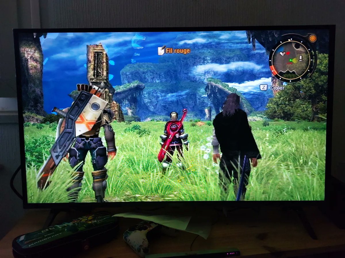 PatMiner2b's tweet photo. Xenoblade Chronicles version Nintendo Wii sur ma TV 4K de chez LG (43 pouces). Ce jeu ❤️ #xenobladechronicles #xenoblade #nintendowii #nintendowiigame #nintendowiigames #wii #wiimote #wiigames #wiigame #wiiwii #LG #lgtv #lgtv📺 #lgtv4k #TV #tv4k #tvlg4k #tvlg https://t.co/dQ78nlasEt