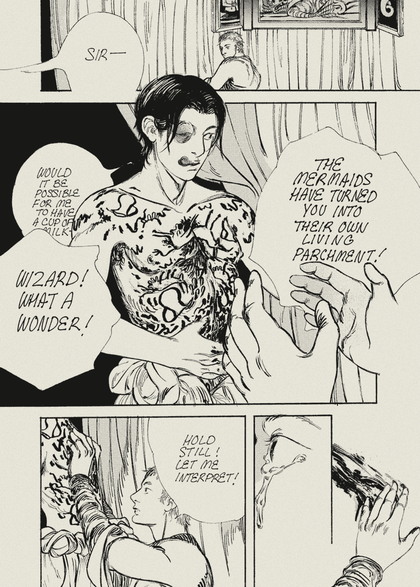 mars_maison's tweet image. pages 9-12 of a 14 page comic for an anthology.