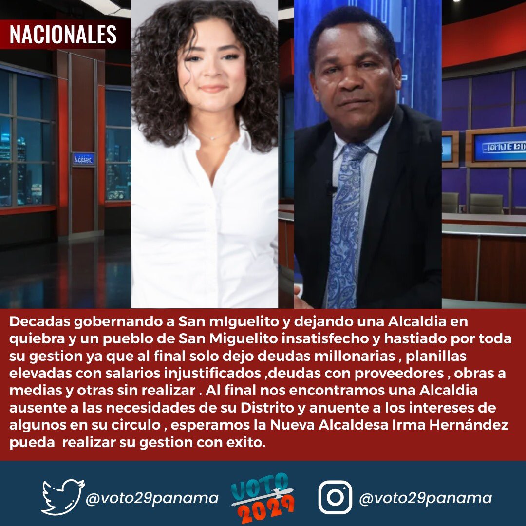 Realmente es triste la situación ya que la Alcaldesa de San Miguelito llego con todas las ganas de trabajar  y se encuentra con una Alcaldía en quiebra #Panama #noticias