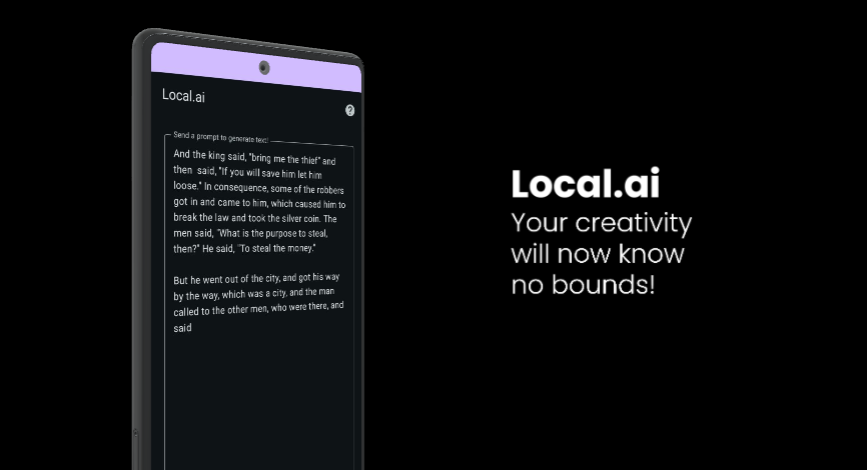 AIonLocal's tweet photo. On a flight? No worries, we got you! 
https://t.co/G7g7SG6KYz allows you to use gen AI for text completion completely offline from your mobile device!

#comingsoon #AI @_buildspace @_nightsweekends s5 https://t.co/Sml9EhdPqz