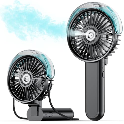 I just received SWEETFULL Portable Misting Fan - 180° Foldable Handheld Personal Fan with Mist Spray, 3 Speeds, 30ml Water Tank, USB Rechargeable for Travel, Outdoors, Makeup, Camping, Home, and  from aymmz via Throne. Thank you! throne.com/manunoke #Wishlist #Throne
