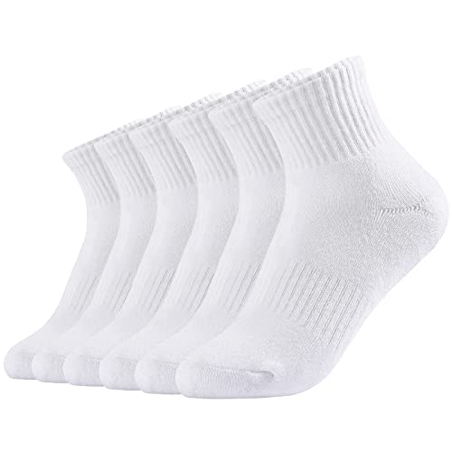 I just received Athletic Socks Women Ankle Cushioned Running Socks 6 Pairs Thick Cotton Sports Socks - 6 Pairs-White - 5-8 from aymmz via Throne. Thank you! throne.com/manunoke #Wishlist #Throne