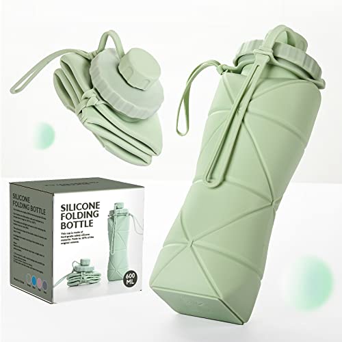 I just received 1st Heaven Collapsible Water Bottle, Silicone Foldable Water Bottles For Travel, Easy-To-Carry Design And Compact Size, BPA Free, 20 oz (Green) - Green from aymmz via Throne. Thank you! throne.com/manunoke #Wishlist #Throne