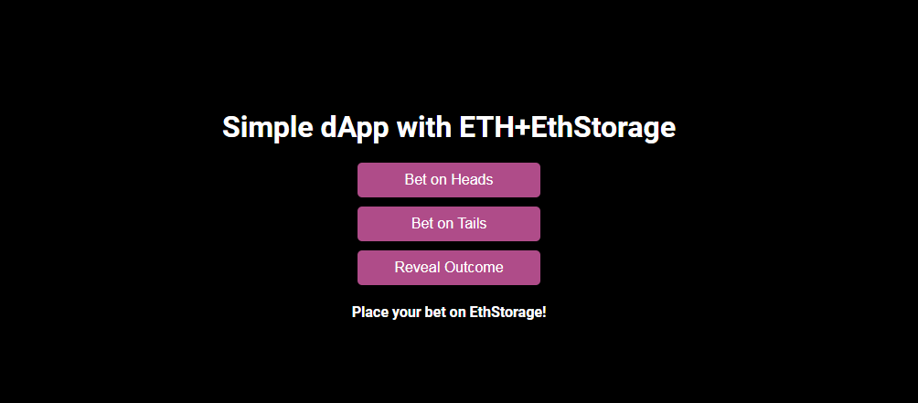 254king's tweet image. I just deployed my smart dapp on @EthStorage
 
Application's Web3 Link : …a1593407a9e6b89e83e437.3333.w3link.io/app.html

Deployment Address : 0x5Ed6c56044cC77c8F7cF7300aE6f172F9A9E76Ff