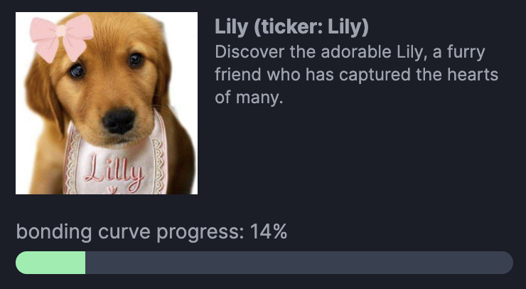 $Lily on pump.fun nooooow! Join us!