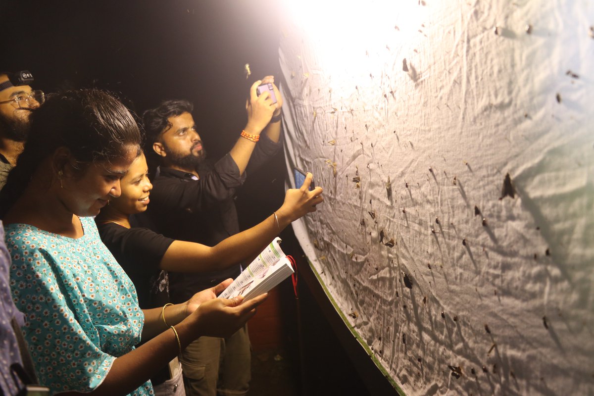 ddnandankanan's tweet photo. A "Moth Watch" was conducted at Nandankanan with Zoo Volunteers as a part of their orientation programme on Van Mahotsav.
@CZA_Delhi @PCCFWL_Odisha @ForestDeptt #VanMahotsav #mothwalk #mothwatch #Environment #zoovolunteers #zoo #orientation https://t.co/Tm8GivBy85