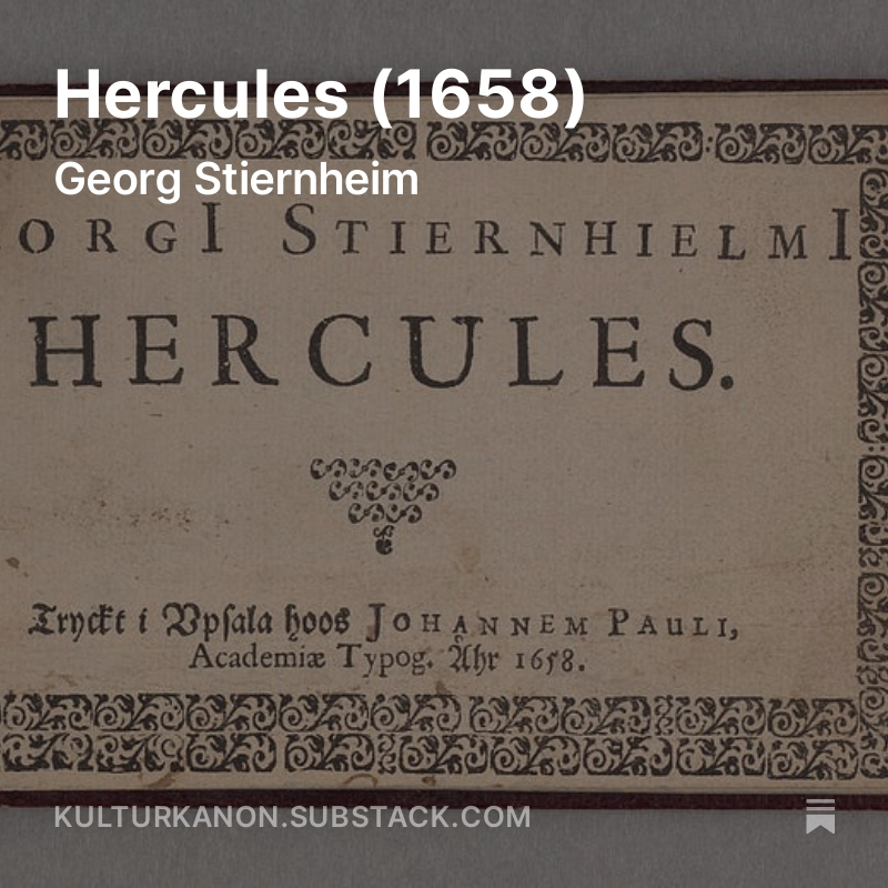 Hercules (1658) av Georg Stiernhielm open.substack.com/pub/kulturkano…