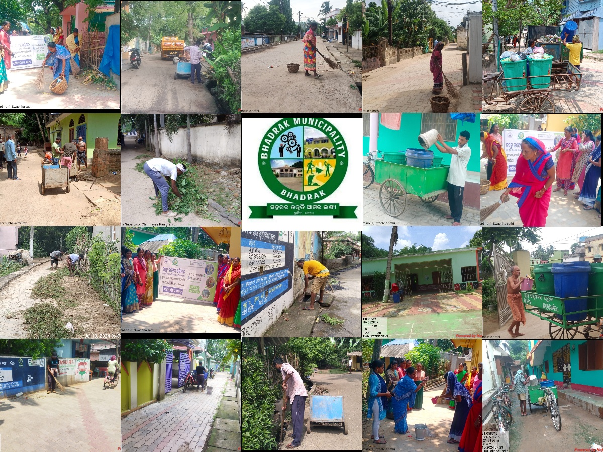 eobdkmunicipal's tweet photo. Special Sanitation drive #SafaiApnaoBimaariBhagao includes D2D collection of waste, Bush cutting, Drain cleaning, Road sweeping, Desilting of drain continues in all wards of Bhadrak Municipality.
@dmbhadrak
@HUDDeptOdisha
@MoHUA
@sbmurban
#CleanIndiaCampaign #stopdiarrhoea2024 https://t.co/C5eyB0NBli