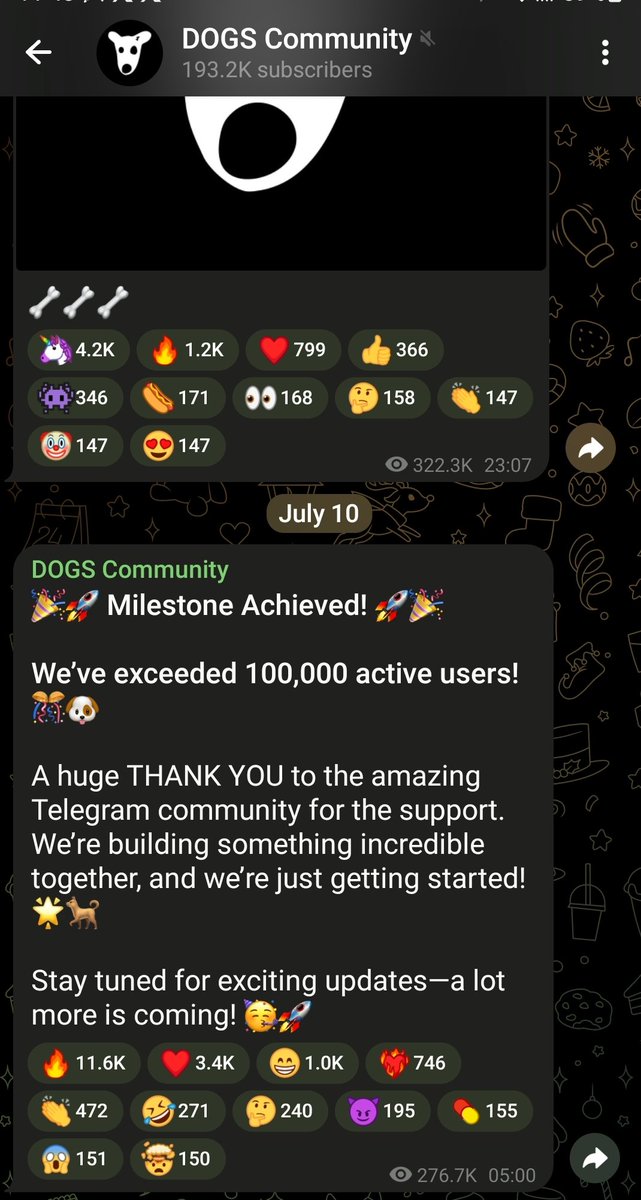 luuly789's tweet photo. 💥Ae sử dụng telegram vào check airdrop $DOGS khả năng là $NOT v2.
💥 Lúc sáng chỉ 30k mem hiện đã gần 200k tốc độ kinh khủng.
https://t.co/DmnINtPAvF…
Who let the DOGS out? https://t.co/buBfUYTTTy