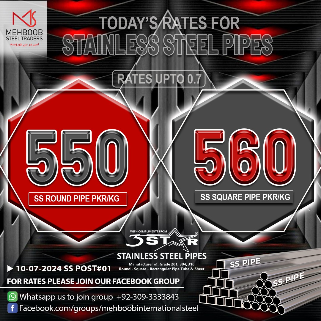 MehboobSteel's tweet photo. Deal in HR (Hot Rolled), SS (Stainless Steel) &amp; CR (Cold Rolled) Pipes #steelpipes #steel #pipes #steelpipe #stainlesssteel https://t.co/1gyDKJiNzT