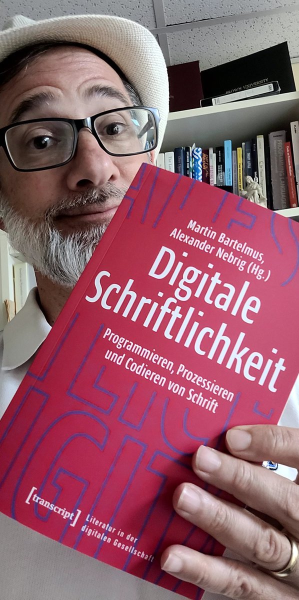 markcmarino's tweet photo. Feeling Glücklich to get my copy of Digitale Schriftlichkeit, eds. Martin Bartelmus and Alexander Nebrig, which includes my #critcode reading of The Gay Science by Daniel Ravipinto from the Ryan Veeder invitational, great work of codework in interactive fiction. @rcveeder https://t.co/02MQ2wPD0Q