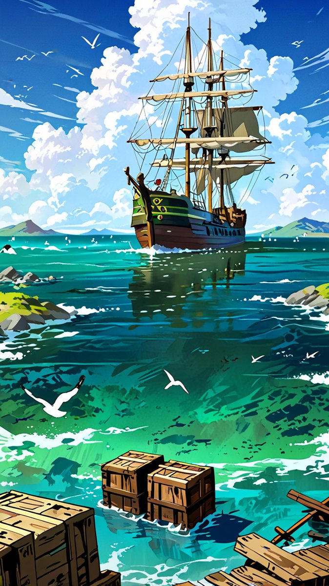amitsurti's tweet image. Setting sail for new adventures on the open seas. ⛵️🌊
#SailingAdventure #OpenSeas #ShipLife #OceanJourney #SeafarersDream #NauticalEscape #AdventureAwaits #SeaBreeze #Wanderlust #OceanVibes #AIart #leonardoai