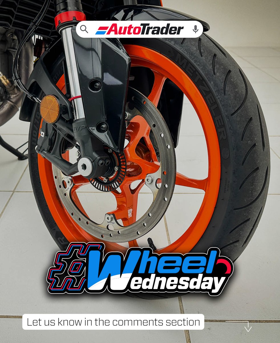 AutoTraderBike's tweet photo. Can you guess which raucous stunt machine this wheel belongs to? It's part of the Orange army!

#wheel #wednesday #Stunt #royalty #Performance #Performancebike #sub400 #vehicle  #quiz #bikequiz #bike #guess #bikes #fyp #doyouknow https://t.co/RcIqQIBEHx