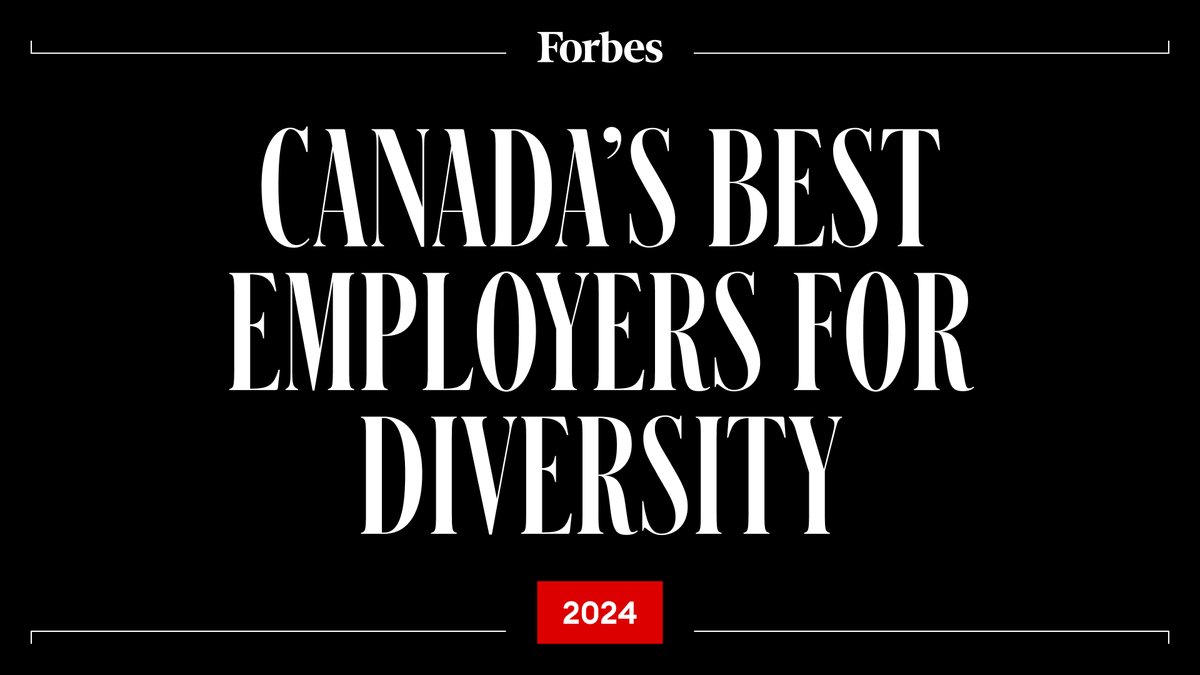 Forbes's tweet photo. Introducing Canada's Best Employers For Diversity

SEE LIST: https://t.co/6xCDs3N7N9 https://t.co/6BVBDafXm5