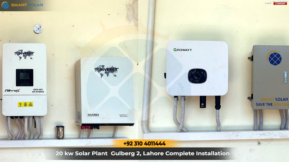 SmartSolarPak's tweet photo. 20 KW Solar System LAHORE Complete Installation
#SmartSolar #Solar #SolarPanels
For more details please contact 0311-4011444 https://t.co/jFdMVmcDtx