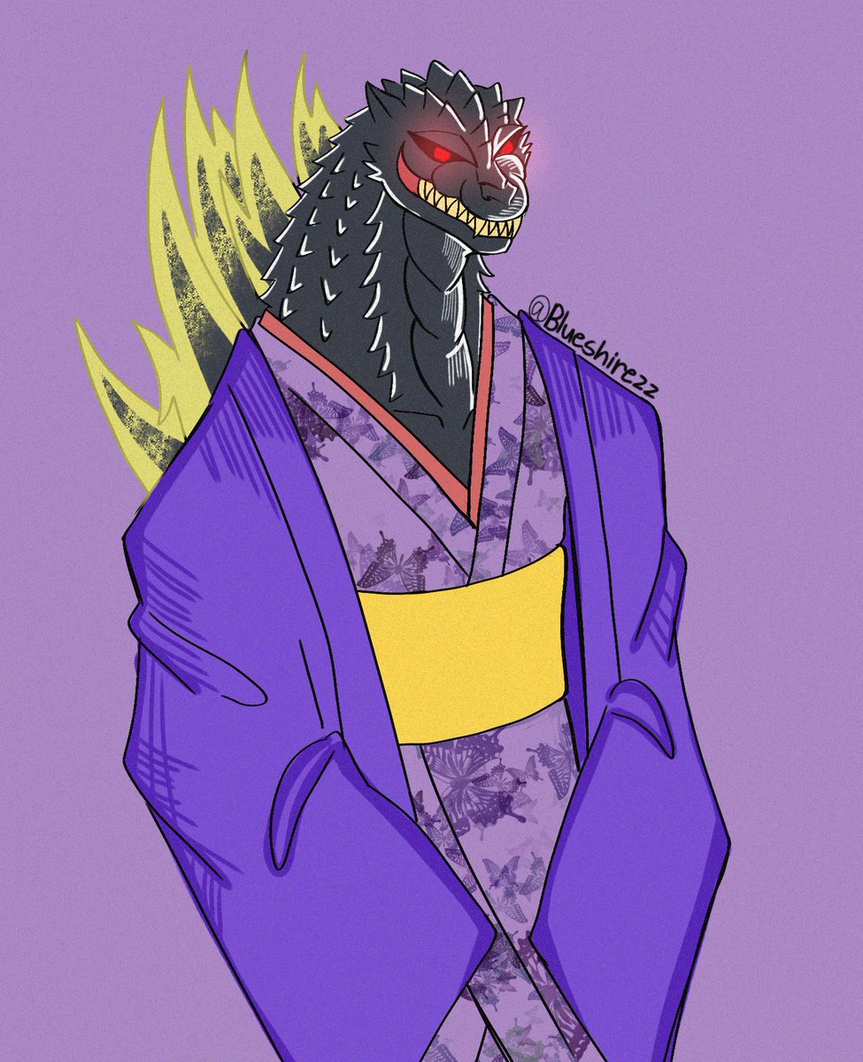 Gojirezz's tweet photo. Unhinged Married couple 
#KaijuEdo https://t.co/cN4kOrWuHF