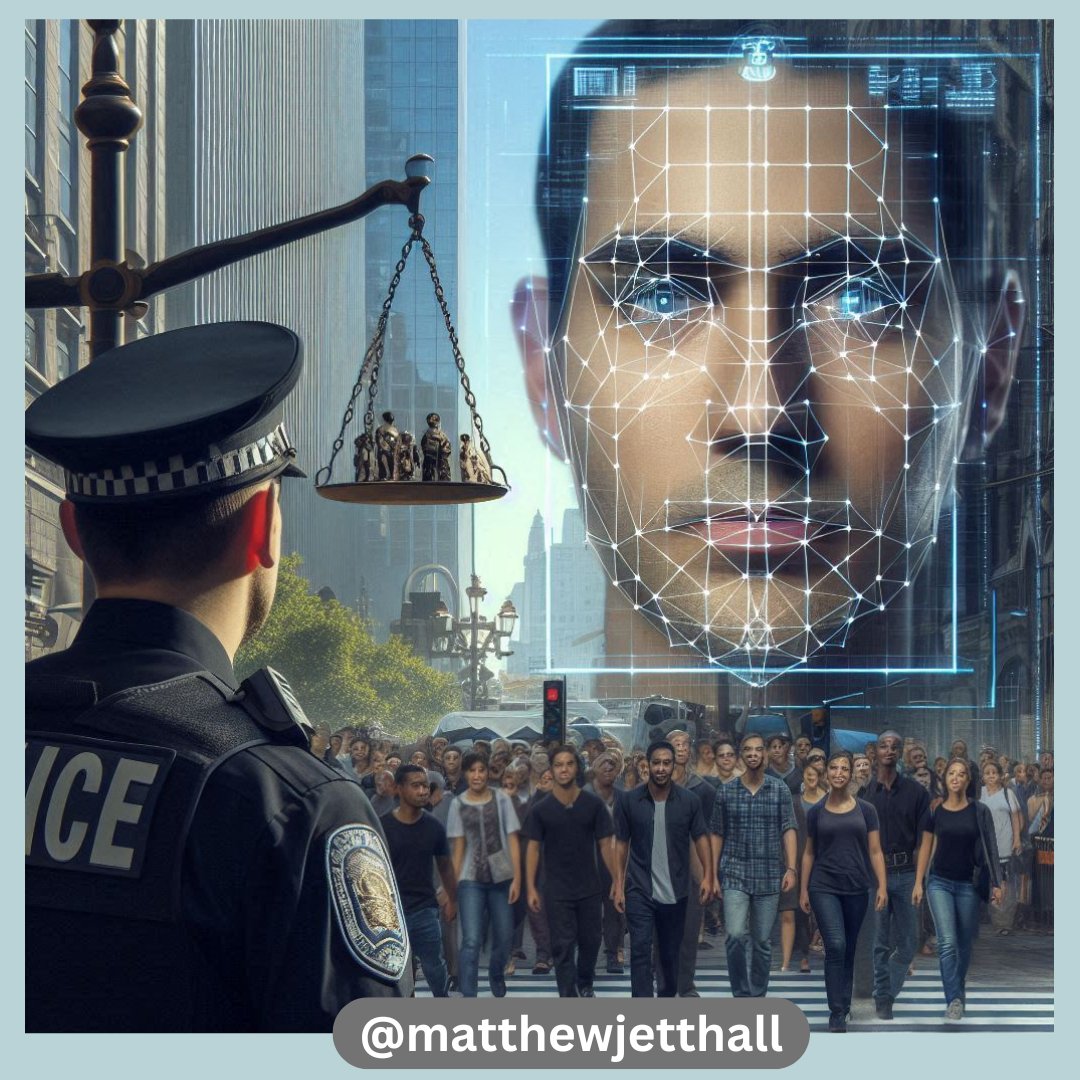 matthewjetthall's tweet image. Law enforcement agencies are increasingly using facial recognition technology. 

But are the accuracy and privacy concerns adequately addressed? 

#FacialRecognition #LawEnforcementTech #PrivacyRights