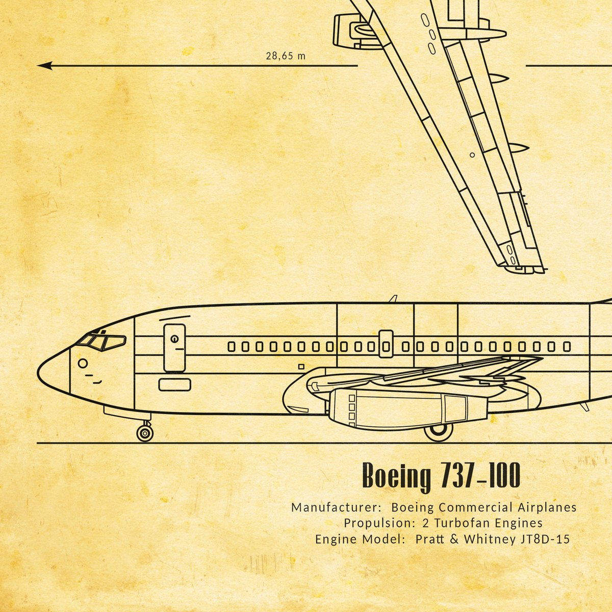 theaviationart's tweet photo. Boeing 737 Blueprint art wall decor
Artist: 3viewStudio
High-quality digital download of Boeing 737 blueprint
Perfect for aviation enthusiasts and pilots
https://t.co/Bx6xxUUVt0
#Boeing #3viewStudio #wallart #vintageplanes #retroaviation #PilotGiftIdea #VintagePlanePoster https://t.co/4hREb4RxNL