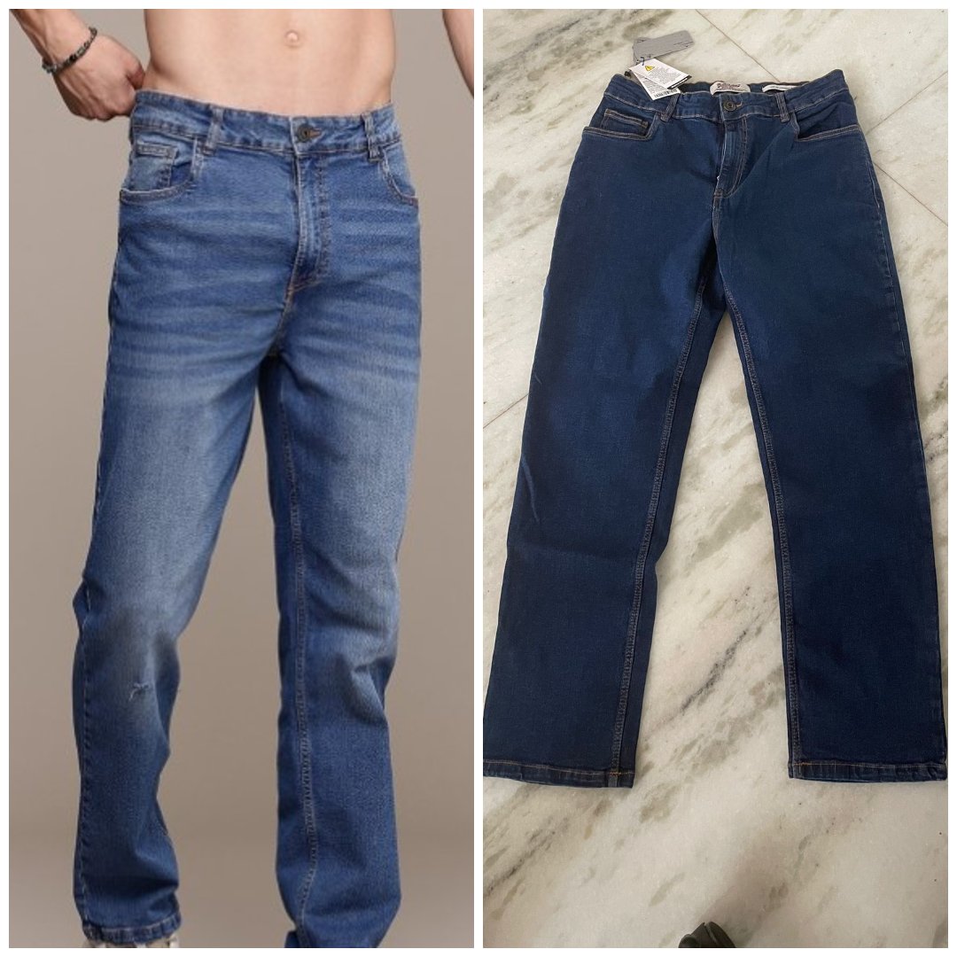 madclicx's tweet photo. @myntra @MyntraSupport 

I have ordered Jeans from Roadster brand over myntra on 9th June. Now the product delivered is nowhere matching the product shown over images. (1/n)

#myntra #myntrafraud https://t.co/v6CU8JjmhB