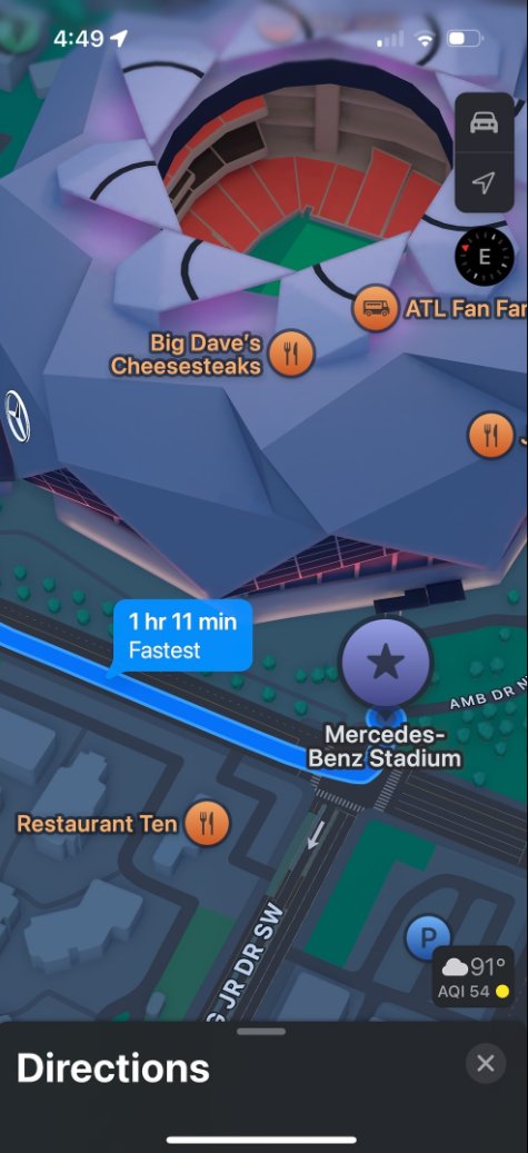 TheAppleDesign's tweet image. The visual difference between Apple Maps and Google Maps.