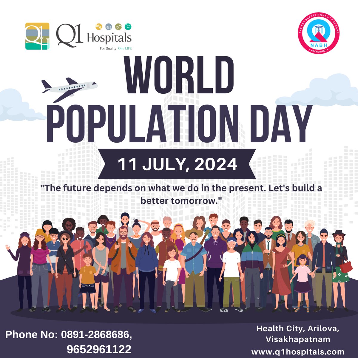 Q1Hospitals's tweet photo. Save the earth from over-exploitation caused by over population. #worldpopulationday #population #populationday #populationcontrol #worldpopulation #overpopulation #populationhealth #familyplanning #depopulation #depopulationagenda #respecteveryone #populationproblem https://t.co/Kea9wZt0Cy