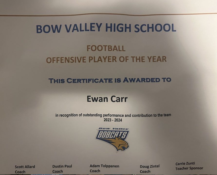 Thankful to be named offensive player of the year by my team

<a href="/OLCoach_Ack/">Coach Ken Ackerman</a>
<a href="/MarcusAdams_51/">Marcus Adams</a>
<a href="/CoachFam/">Coach Mike Famiglietti “Fam”</a>
 <a href="/fred_reid32/">Fred Reid</a>
<a href="/CoachCrafts/">Coach Crafts</a>
 <a href="/CoachNill/">Blake Nill</a> 
<a href="/TomSimi/">Tom Simi</a> 
<a href="/cappiello99/">CoachCappiello99</a>
<a href="/CoachGermer/">Chad Germer</a> 
@UACoachMorris
 <a href="/Dinos_Football/">UCalgary Dinos Football 🏈</a>
 <a href="/ubcfbl/">UBC Football</a>
@UMWFootball
<a href="/MSUBeaversFB/">Minot State Football</a>
<a href="/MarcusAdams_51/">Marcus Adams</a>
<a href="/UMGRIZZLIES/">Montana Grizzlies</a>