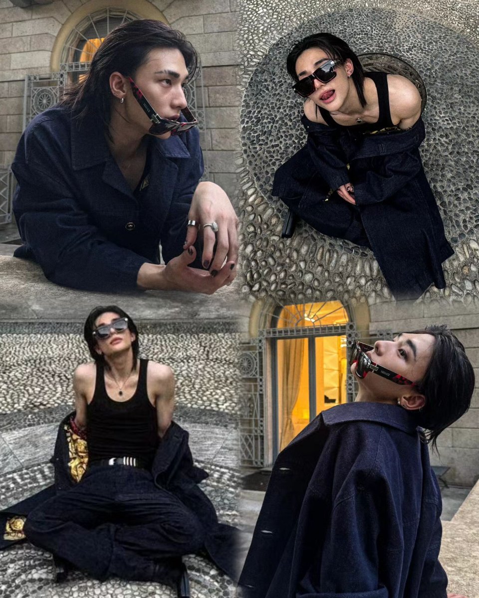 versace man hwang hyunjin
