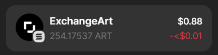 These people on the timeline so butt hurt, having a cry ..... lol 
Thanks <a href="/exchgART/">Exchange Art</a> for the 0.88 cents its a hell of a lot better than 0 !!