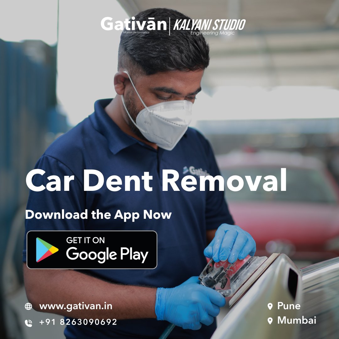 Gativanapp's tweet photo. Dear Punekars and Mumbaikars, Gativan is here to fix all those crazy dents on your cars!

#pune #mumbai #carservice #cars #dent # trending #gativan https://t.co/43QfmUYk4m